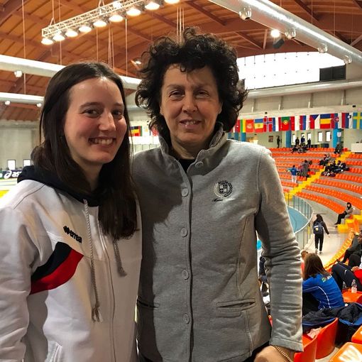 Corinne challancin con la sua allenatrice Nadia Gonippo Piatti