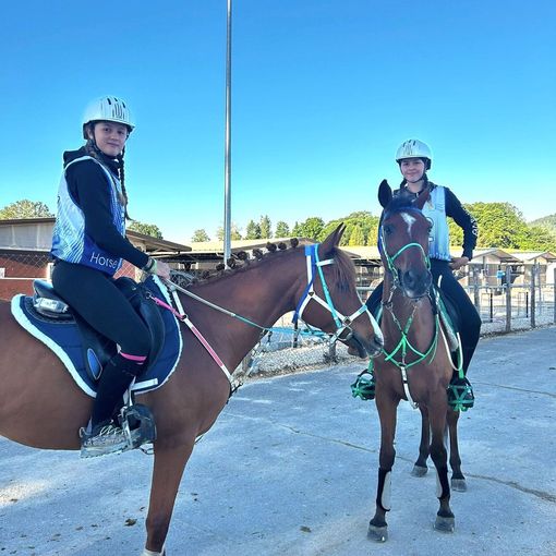 Da sx Lisa Rocher e Amelie Garin