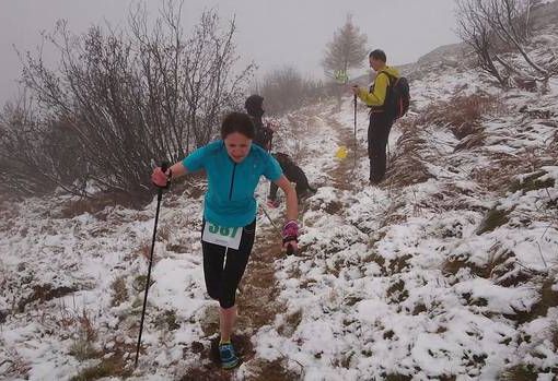 Denise Alleyson vincitrice Km Verticale Ingria Arbella (foto Roletti)