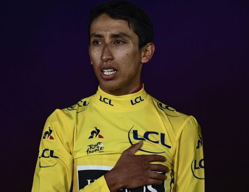 Il vincitore dell'edizione 2019 del Tour, Egan Bernal