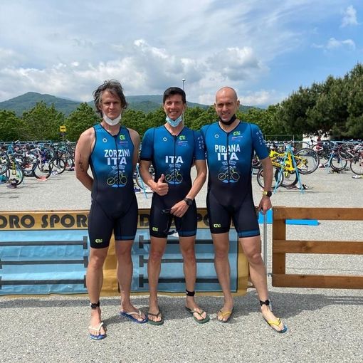 Gli atleti di Valdigne Triathlon presenti in gran numero con ottimi risultati alle più importanti manifestazioni italiane