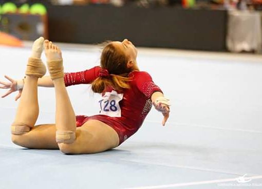 Fatima Rosset in azione nella seconda prova nazionale (photo by: Ginnastica Artistica Italiana)