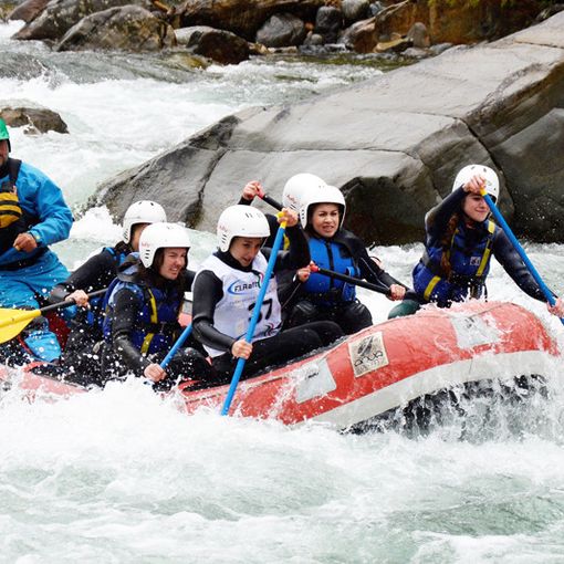 Raftig: Agli italiani alloro per otem A.S.D di Pré-Saint-Didier e Jordi Sarteur del Rafting Aventure di Villeneuve