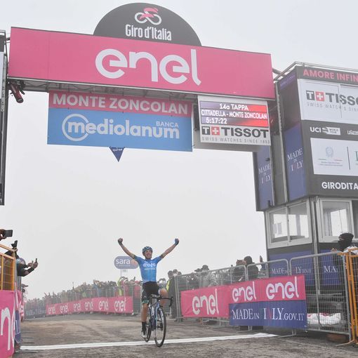 GIRO D'ITALIA: Lorenzo Fortunato vince la tappa 14
