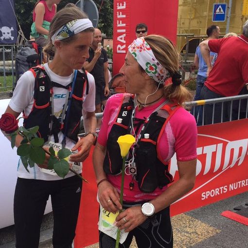 Francesca Canepa insieme a Corine Kagerer