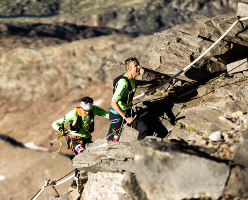Franco Colle e Tadei Pivk vincitori MonteRosa SkyMarathon (foto iancorless)