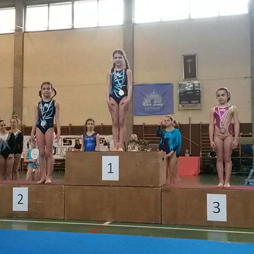 Il podio con Alessia Carcavallo prima e Chiara Chatrian seconda