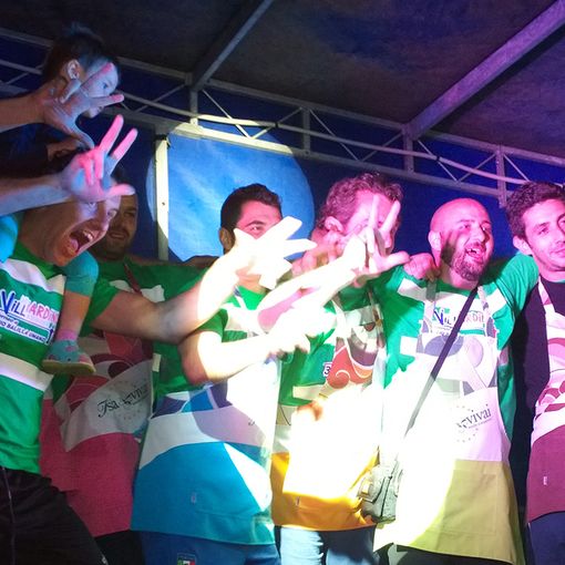La premiazione de 'Isa Vivai non delude mai'. Sotto le premiazione dei 'Funny sport' e dei 'Bafiki's Boys'