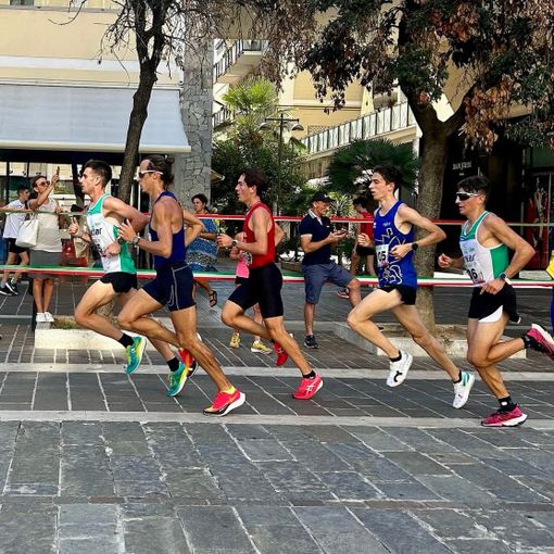 Lorenzo Brunier in testa al gruppo