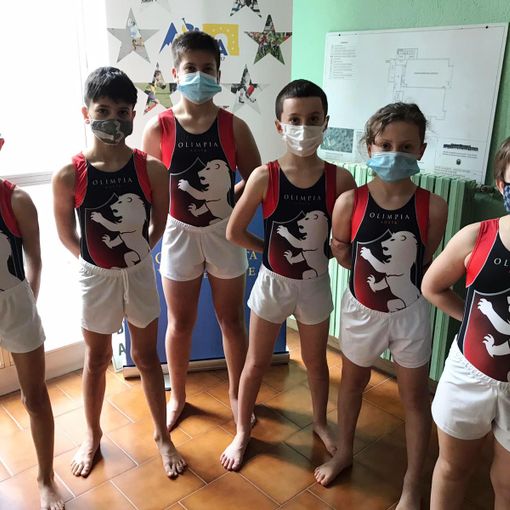 Da sn Eric Mombelli, Riccardo Durello, Maxim Carere, Mattia Coutandin, Devis Massari e Gabriele Mordenti