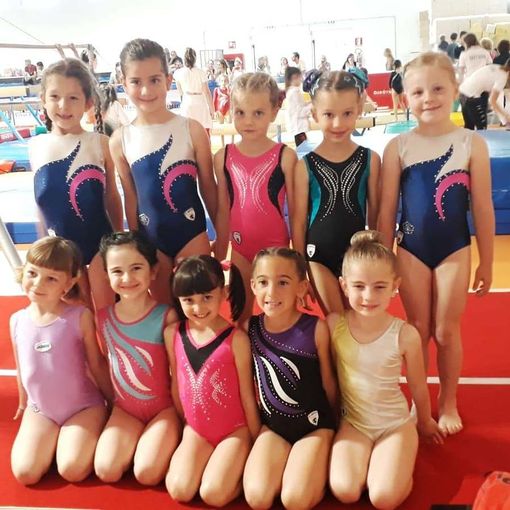 Le ginnaste 2012 e 2013 dell’Olimpia