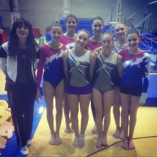 Da sx prima fila Federica Vinante, Eleonora Munari, Isabel Giarrusso, Emily Mombelli, Serena Ramanzin