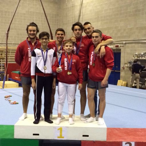 La squadra maschile di serie D della Gym Aosta