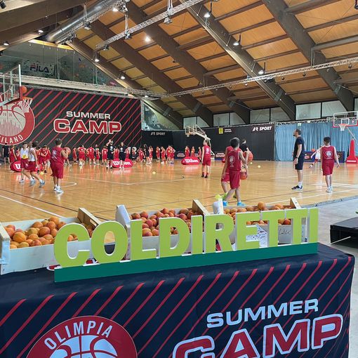 Coldiretti Valle d’Aosta e Campagna Amica collaborano al Summer camp 2023 dell’Olimpia Milano in corso a Courmayeur Mont Blanc