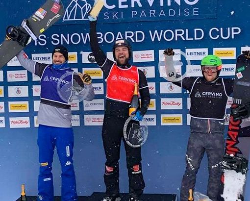 Snowboardcross: A Cervinia Visintin sul podio l'aostano Cordi nei dieci