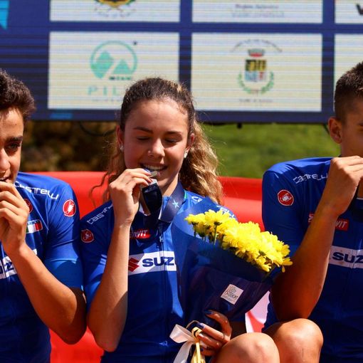 Filippo Agostinacchio, Giulia Challancin e Matteo Siffredi