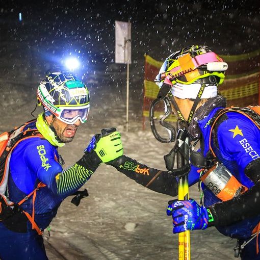 Eydallin e Antonioli al traguardo di Champoluc