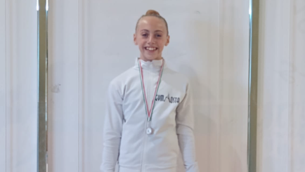 Ginnastica rimica: Arianna Desandrè brilla a Saluzzo
