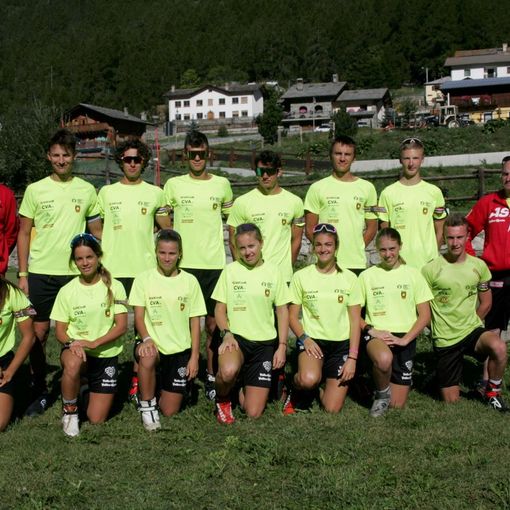 La squadra biathlon dell'Asiva