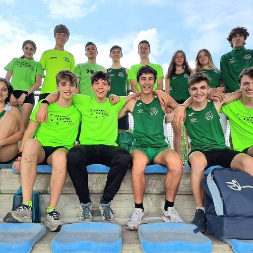 Gli Allievi dell'Atletica Cogne