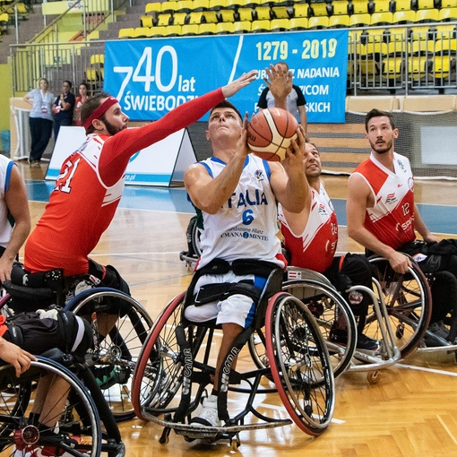 Europei di basket in carrozzina. Prima vittoria degli azzurri contro l'Austria