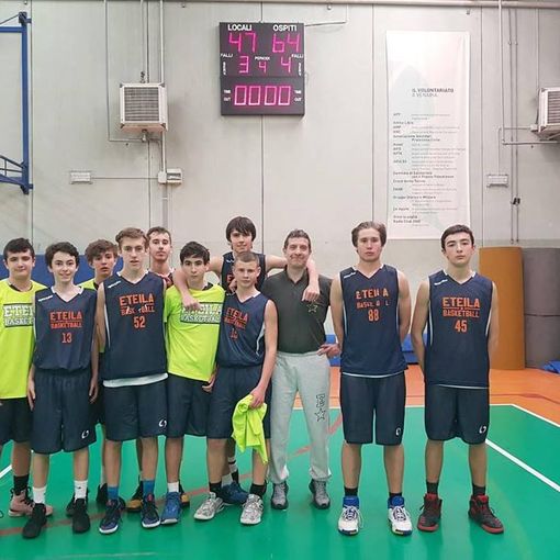 Basket: U16, l'Eteila doma e atterra il Vercelli