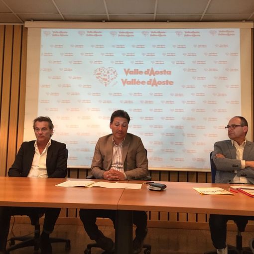 Da sn Maurizio Iorio, Laurent Vierin e Michel Martinet