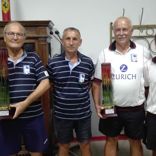 Da sn Mauro Mongiovetto, Luca Licata, Carlo Negro e Massimo Cardano