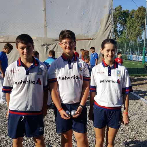 Emile Neyroz, Federico Golfetto e Alessia Vuillermoz