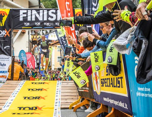 L'arrivo di Oliviero Bosatelli a Courmayeur - ph. Stefano Jeantet