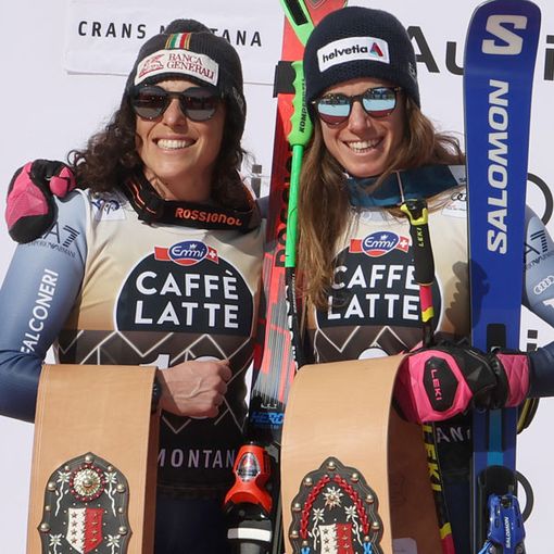BRIGNONE E BASSINO, COPPIA DA PODIO! Federica seconda e Marta terza nel superG di Crans Montana