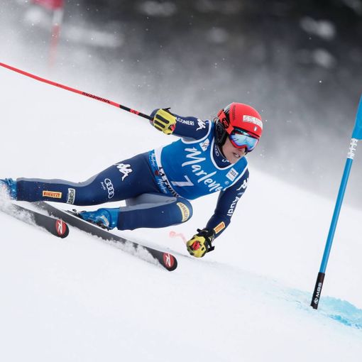 Federica Brignone in azione