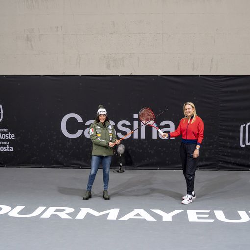 Gemellaggio 'mondiale' a Courmayeur tennis e sci