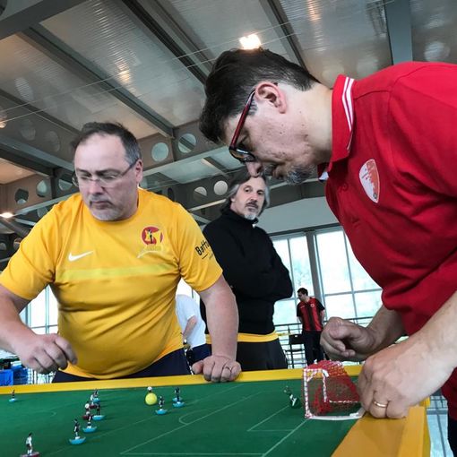 Francesco Zolfanelli impegnato nel Gran Slam di Benevento