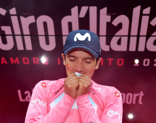 GIRO D'ITALIA: Carapaz sempre più in rosa sulle prime grandi montagne