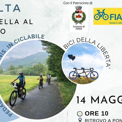 Sport e solidarietà con la pedalata Aosta-Fénis di Fidas