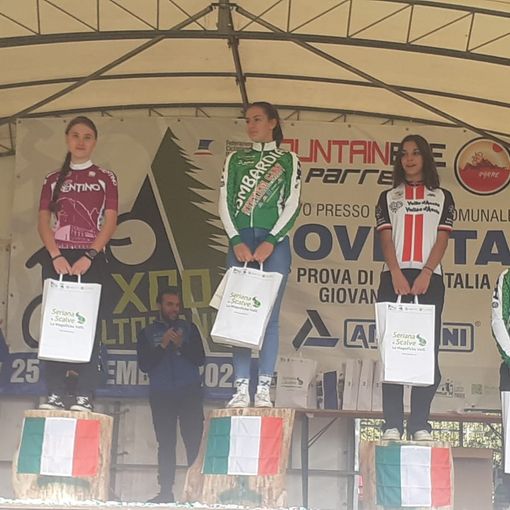 Il podio femminile, nell'articolo il podio maschile