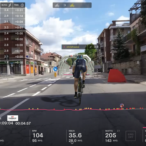 CICLISMO: GIRO D'ITALIA VIRTUAL ENEL 2022 HOSTED BY BKOOL  A COGNE