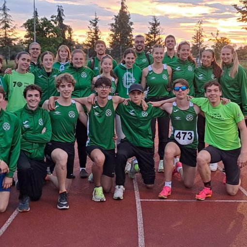 La squadra Assoluta dell'Atletica Cogne a Mondovì