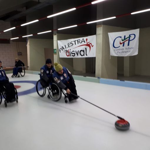 Sport integrato: Disval protagonista agli Italiani di weelchair curling