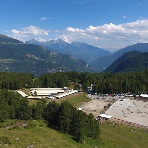 Il campo di Plan Torgnon