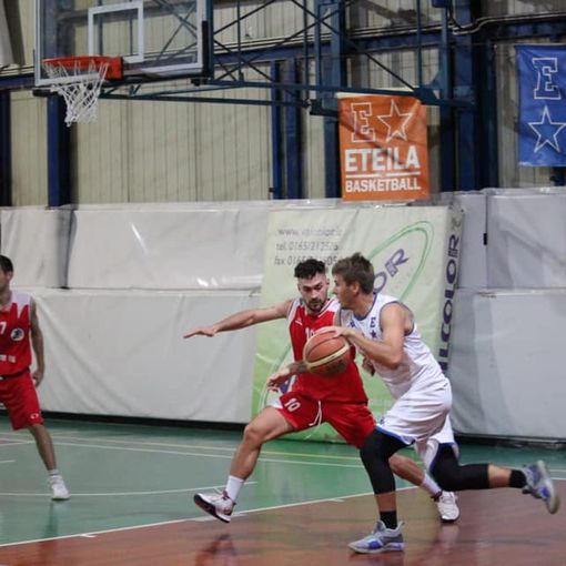 Un momento del match