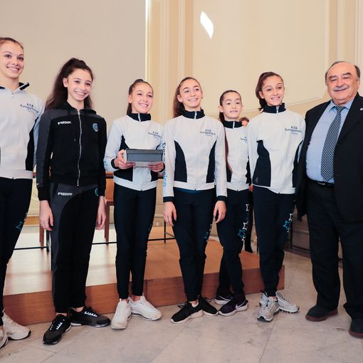 L'Olimpia e la Gym di Aosta a Torino per i 150 anni della Federazione Ginnastica d'Italia