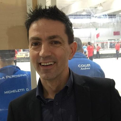 Roberto Favre a una manifestazione internazionale di bocce nel 2019