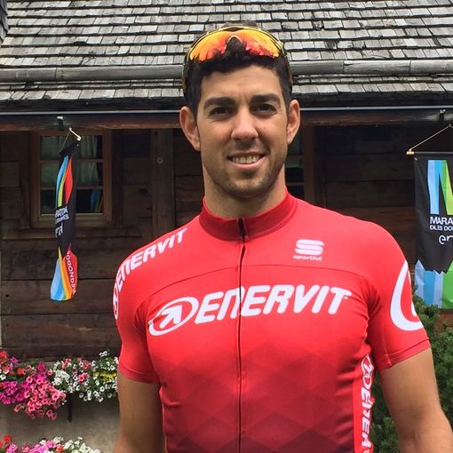 Fefderico Pellegrino in versione biker