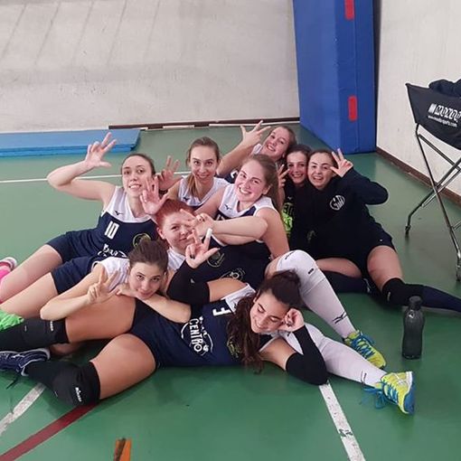 La squadra di volley femminile di Prima Divisione del Fenusma