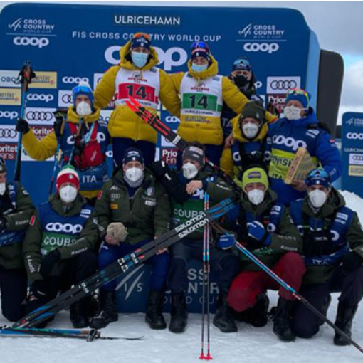 Fondo: Trionfo Italia nella team sprint di Ulricehamn con Pellegrino che straccia tutti nel finale