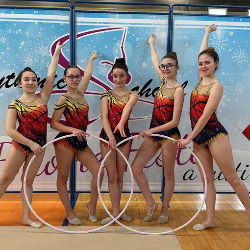 Ritmica: il Club des Sports tre volte sul podio a Candelo