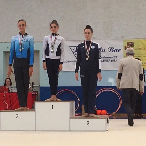 Ginnastica: Beatrice Cuaz sul podio del Campionato Gold di Valenza Iniziata la stagione della ritmica del Club des Sports