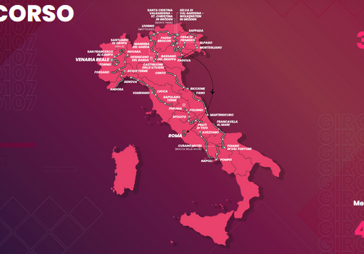 Giro d'Italia 2024: &quot;Grande partenza&quot; da Venaria Reale